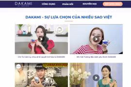 Công ty CP Thịnh Tâm Đường “thần thánh hoá” sản phẩm Dakami, lừa dối người tiêu dùng?