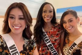 Khánh Vân tung bộ ảnh trạng phục dạ hội ý nghĩa trước bán kết Miss Universe