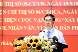 Lấy sự tín nhiệm của nhân dân làm thước đo chất lượng trong lực lượng Công an nhân dân