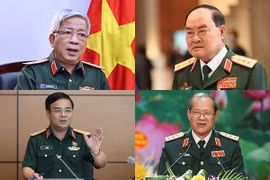 4 Thượng tướng thôi giữ chức Thứ trưởng Bộ Quốc phòng