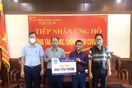 Tập đoàn Bách Việt hỗ trợ vật tư y tế trị giá gần 5 tỷ đồng cho tỉnh Bắc Giang