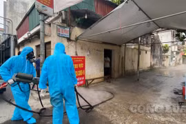 Hà Nội: Phun khử khuẩn toàn bộ ổ dịch ở huyện Quốc Oai