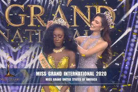 Miss Grand 2020: Hoa hậu Mỹ ngã quỵ lúc đăng quang, Ngọc Thảo lọt top 20