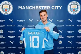 CLB Man City chính thức công bố "bom tấn 100 triệu Bảng" Jack Grealish