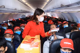 Vietjet khai thác chuyến bay đầu tiên đến sân bay Vân Đồn ngày mở lại