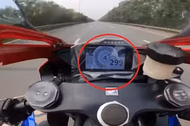 Xác định tài xế phóng môtô với tốc độ 299 km/h trên đại lộ Thăng Long