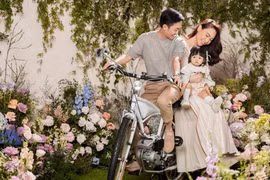 Cường Đôla dựng studio tại nhà cho vợ và con gái