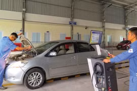 Xe ô tô trong khu vực bị cách ly, phong tỏa có thể được kiểm định tại chỗ