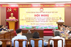 Tập huấn kỹ năng vận động bầu cử cho người ứng cử đại biểu Quốc hội khoá XV