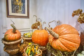 Bí ngô khổng lồ giá chục triệu đồng trang trí Halloween