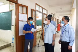 Hà Nội: Các điểm thi đã tổ chức phân luồng thí sinh bảo đảm an toàn phòng chống dịch