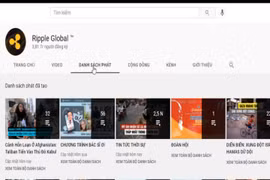 Kênh YouTube Báo Thanh Niên bất ngờ bị khóa và đổi tên thành kênh Ripple Global