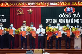 Quảng Bình: Bổ nhiệm 8 cán bộ sở, ngành