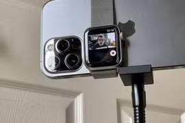 Apple Watch có thể dùng làm kính ngắm khi quay vlog bằng iPhone