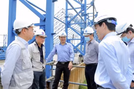 Tổng Giám đốc Petrovietnam Lê Mạnh Hùng kiểm tra tiến độ Dự án NMNĐ Thái Bình 2