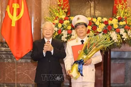 Thứ trưởng Bộ Công an Nguyễn Văn Sơn được thăng hàm Thượng tướng