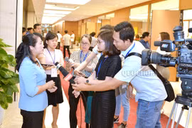 Đảm bảo điều kiện an toàn cho phóng viên tác nghiệp tại kỳ họp thứ nhất của Quốc hội