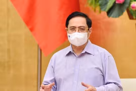 Thủ tướng: Tập trung hỗ trợ phòng, chống dịch tại các tỉnh, thành phố thực hiện giãn cách xã hội