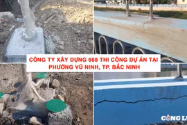 Bắc Ninh: Công ty xây dựng 668 có dấu hiệu thi công ẩu, chậm tiến độ nhưng vẫn trúng hàng loạt gói thầu