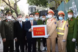 Hà Nội động viên các lực lượng làm nhiệm vụ đảm bảo an ninh trật tự trong dịp Tết