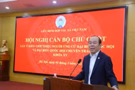 Giới thiệu Chủ tịch Liên minh HTX Việt Nam ứng cử đại biểu Quốc hội khóa XV