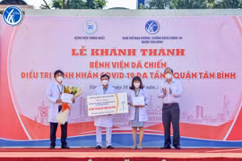 Bệnh viện dã chiến điều trị bệnh nhân Covid-19 đa tầng đầu tiên ở TP. Hồ Chí Minh đi vào hoạt động