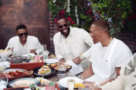 Bộ đôi siêu sao bóng rổ Russell Westbrook và LeBron James lấn sân vào showbiz