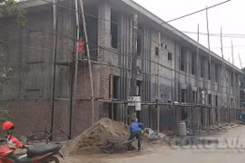 Cẩm Khê (Phú Thọ): Công ty CP Xây dựng Việt Hùng thi công "phớt lờ" các quy định về xây dựng ?