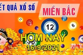 XSMB 16/9: Trực tiếp kết quả xổ số miền Bắc hôm nay 16/9/2021