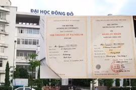 Chấn động: Văn bằng 2 Tiếng Anh Đại học Đông Đô là bằng thật