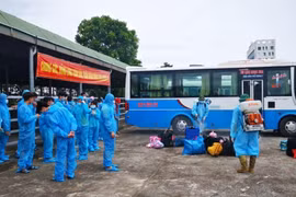 Thanh Hoá: Tiếp nhận gần 700 công dân trở về từ Bắc Giang
