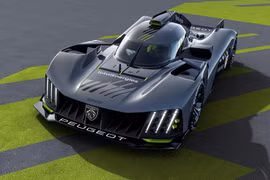Siêu xe Peugeot 9X8 hybrid 2021 ra mắt - đối thủ mới của Aston Martin Valkyrie