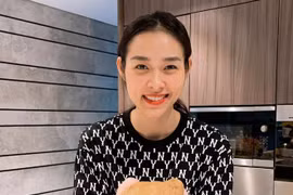 Sao Việt trổ tài làm bánh, trồng cây những ngày giãn cách