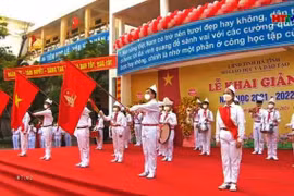 Hà Tĩnh: Khai giảng năm học mới trực tiếp tại duy nhất một trường học