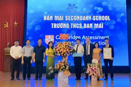 Trường THCS Ban Mai được công nhận là Trường quốc tế cambridge (mã số vn287)