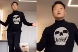Psy xuất hiện với ngoại hình khác lạ
