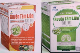 Bộ Y tế cảnh báo 2 sản phẩm Xuyên tâm liên giả mạo hỗ trợ điều trị Covid-19