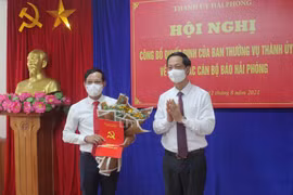 Bổ nhiệm ông Nguyễn Hồng Dương giữ chức vụ Phó Tổng Biên tập Báo Hải Phòng