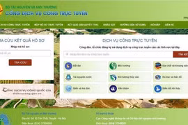 Bộ TN&MT hoàn thành cung cấp 100% thủ tục hành chính trên môi trường trực tuyến