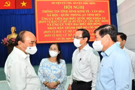 Chủ tịch nước: Củ Chi và Hóc Môn cần có khát vọng phát triển mạnh mẽ hơn