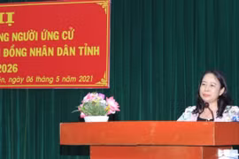 Phó Chủ tịch nước Võ Thị Ánh Xuân tiếp xúc cử tri tại An Giang
