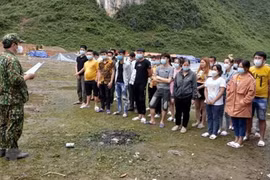 Cao Bằng: Phát hiện hơn 50 trường hợp nhập cảnh trái phép