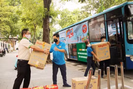 Brgmart tham gia cung ứng hàng hóa thiết yếu tại chương trình “Siêu thị 0 đồng”