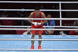 Võ sĩ boxing Nguyễn Văn Đương chia tay Thế vận hội Olympic Tokyo 2020