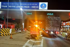Tạm dừng thu phí trạm Túy Loan, Phong Thử trên cao tốc Đà Nẵng - Quảng Ngãi