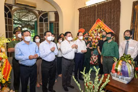 Lãnh đạo TP Hà Nội dâng hương tưởng nhớ Đại tướng Võ Nguyên Giáp