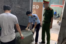 Bắt xe “luồng xanh” vận chuyển 7 tấn nầm lợn không rõ nguồn gốc về Hà Nội tiêu thụ