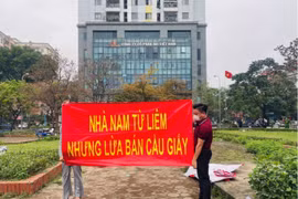 Mua phải chung cư "treo Cầu Giấy bán Nam Từ Liêm": Phụ huynh cầu cứu cho con học trái tuyến