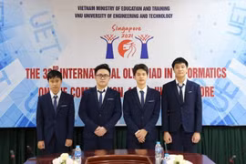 4 học sinh Việt Nam đều đoạt giải Olympic tin học Quốc tế