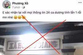 Thanh Hóa: Xử phạt cô gái đăng thông tin “24 ca dương tính lần 1 rồi” trên mạng xã hội